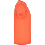 Men’s 100% cotton jersey branded t-shirt, 155 g/m², Roly Beagle pastel orange colour second side view