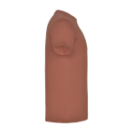 Men’s 100% cotton jersey branded t-shirt, 155 g/m², Roly Beagle mahogany colour second side view