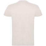 Men’s 100% cotton jersey branded t-shirt, 155 g/m², Roly Beagle taupe colour second rear view