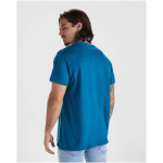 Men’s 100% cotton jersey branded t-shirt, 155 g/m², Roly Beagle pastel blue colour lifestyle image 2