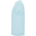 Men’s 100% cotton jersey branded t-shirt, 155 g/m², Roly Beagle pastel blue colour side view