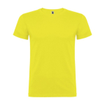 Children’s 100% cotton jersey t-shirt, 155 g/m², Roly yellow colour