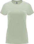 Women’s 100% cotton jersey t-shirt, 170 g/m², Roly mist green colour