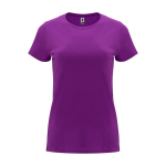 Women’s 100% cotton jersey t-shirt, 170 g/m², Roly purple colour
