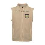Unisex 100% polyester fleece vest with stand collar, 300 g/m², Roly