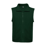 Unisex 100% polyester fleece vest with stand collar, 300 g/m², Roly