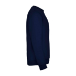 Children’s cotton and polyester jersey sweater, 280 g/m², Roly navy-blue colour second side view