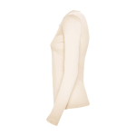Women’s 100% cotton jersey t-shirt, 160 g/m², Roly sand colour