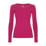 Women’s 100% cotton jersey t-shirt, 160 g/m², Roly fuchsia colour