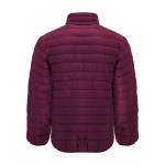 Padded jacket for men made of 100% polyester, 290 g/m², Roly mahogany colour second rear view