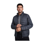 Padded jacket for men made of 100% polyester, 290 g/m², Roly mahogany colour lifestyle image
