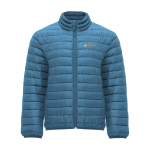 Padded jacket for men made of 100% polyester, 290 g/m², Roly light blue colour