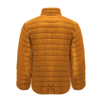Padded jacket for men made of 100% polyester, 290 g/m², Roly dark yellow colour second rear view