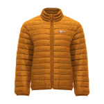Padded jacket for men made of 100% polyester, 290 g/m², Roly dark yellow colour