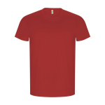 Men’s 100% organic cotton t-shirt, 160 g/m², Roly red colour