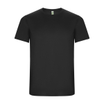 Children’s technical t-shirt with 50% recycled polyester, 135 g/m², Roly graphite colour