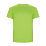 Children’s technical t-shirt with 50% recycled polyester, 135 g/m², Roly lime colour