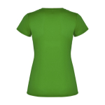 Women’s pique-knit technical polyester t-shirt, 150 g/m², Roly apple green colour