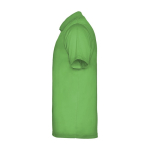Children’s pique-knit technical polyester polo shirt, 150 g/m², Roly apple green colour