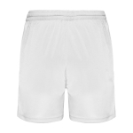 Children’s 100% polyester sports shorts, 140 g/m², Roly white colour