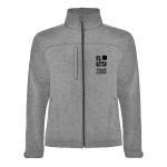 Unisex three-layer polyester softshell branded jacket, 300 g/m², Roly main view