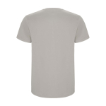 Men’s 100% cotton jersey printed t-shirt, 190 g/m², Roly grey colour second rear view