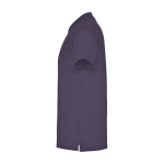 Men’s short-sleeve piqué-knit cotton polo shirt, 200 g/m², Roly lilac colour