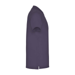 Men’s short-sleeve piqué-knit cotton polo shirt, 200 g/m², Roly lilac colour