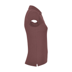 Women’s piqué-knit 100% cotton polo shirt, 200 g/m², Roly taupe colour