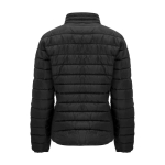 Women’s padded jacket made of 100% polyester, 290 g/m², Roly black colour