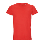 Unisex crew-neck cotton T-shirt, 150 g/m2, SOL'S Crusader red colour