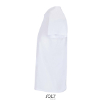 Unisex crew-neck cotton T-shirt, 150 g/m2, SOL'S Crusader white colour side view