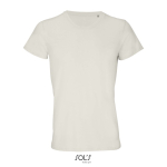 Unisex crew-neck cotton T-shirt, 150 g/m2, SOL'S Crusader off white colour