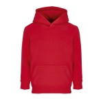 Children's cotton and polyester hoodie, 280 g/m2, SOL'S Condor red colour