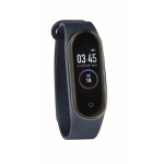 Branded sports watch, LCD touchscreen navy-blue colour