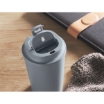 Double-wall cup made from corn, 350ml capacity blue gray colour ambient view