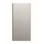 External aluminium battery charger, with colours, 8,000mAh matt silver colour third view