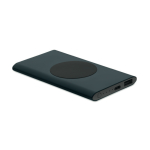 Wireless charging power bank in recycled aluminium, 5,000 mAh