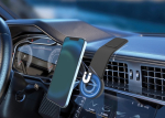 Magnetic car phone holder made from recycled materials black colour