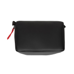 Branded first aid kit in nubuck with 15 accessories black colour