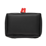 Promotional nubuck first aid kit with 24 accessories black colour