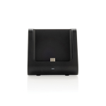 Recycled plastic wireless charger with 3-in-1 charging stand black colour