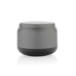 Wireless speaker in recycled plastic with microphone, 3 W grey colour