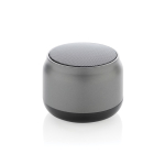 Wireless speaker in recycled plastic with microphone, 3 W grey colour
