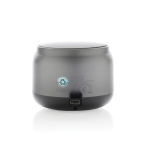 Wireless speaker in recycled plastic with microphone, 3 W grey colour