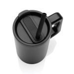 Elegant thermal mug in recycled stainless steel, 800 ml black colour sixth view
