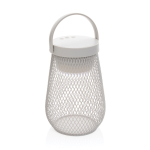 Recycled plastic desk lamp with 3 brightness modes, IPX4 grey colour