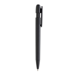 Recycled plastic pen with 1 km writing capacity, blue ink black colour