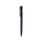 Recycled plastic pen with 1 km writing capacity, blue ink navy-blue colour
