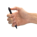 Recycled plastic stress-relief pen with blue Dokumental® ink black colour